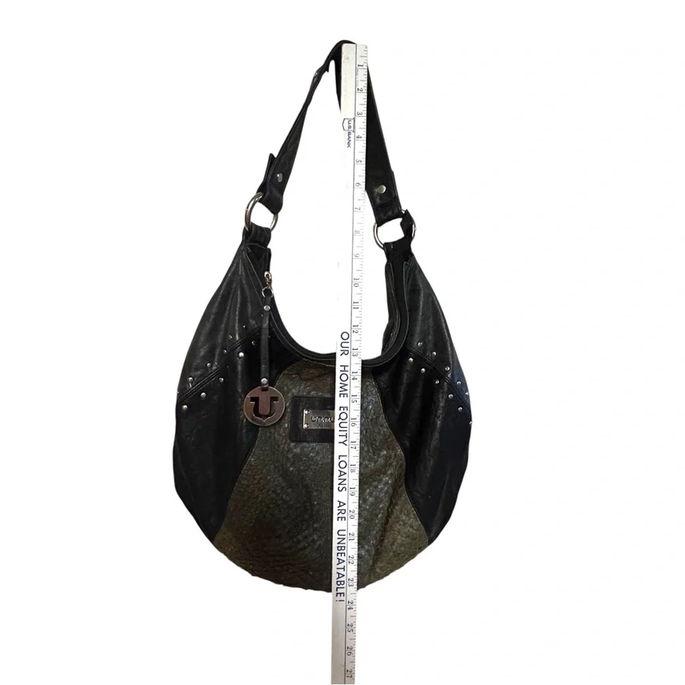 Unnur Emble hobo bag in sky studded eco fashion‎ festival indie leather goth